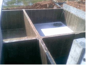 Revestimiento para tanque de agua de planta de electrodeposición