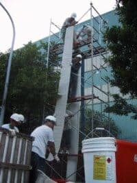 Trabajos de renovación de tuberías de aguas residuales