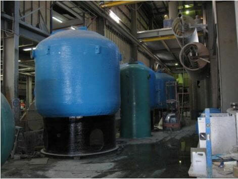 Filtro a presión para tratamiento de aguas