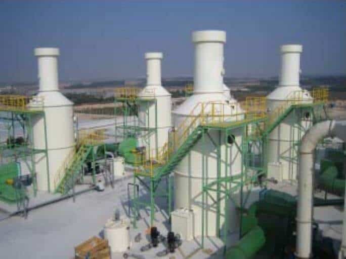 Sistema de lavado húmedo