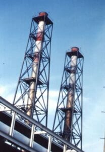 Recubrimiento de Chimenea y Scrubber con Alta Temperatura