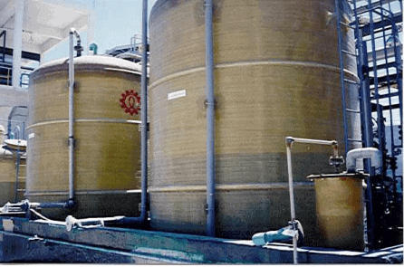 Tanque de almacenamiento de acido clorhídrico al 35%