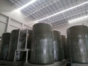Tanques de almacenaje en industria alimentaria
